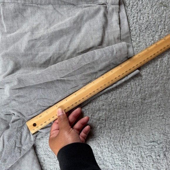 Lululemon Commission Shorts Mens 34 Qwick Oxford Relaxed Chino 11" Inseam Gray - Picture 4 of 9